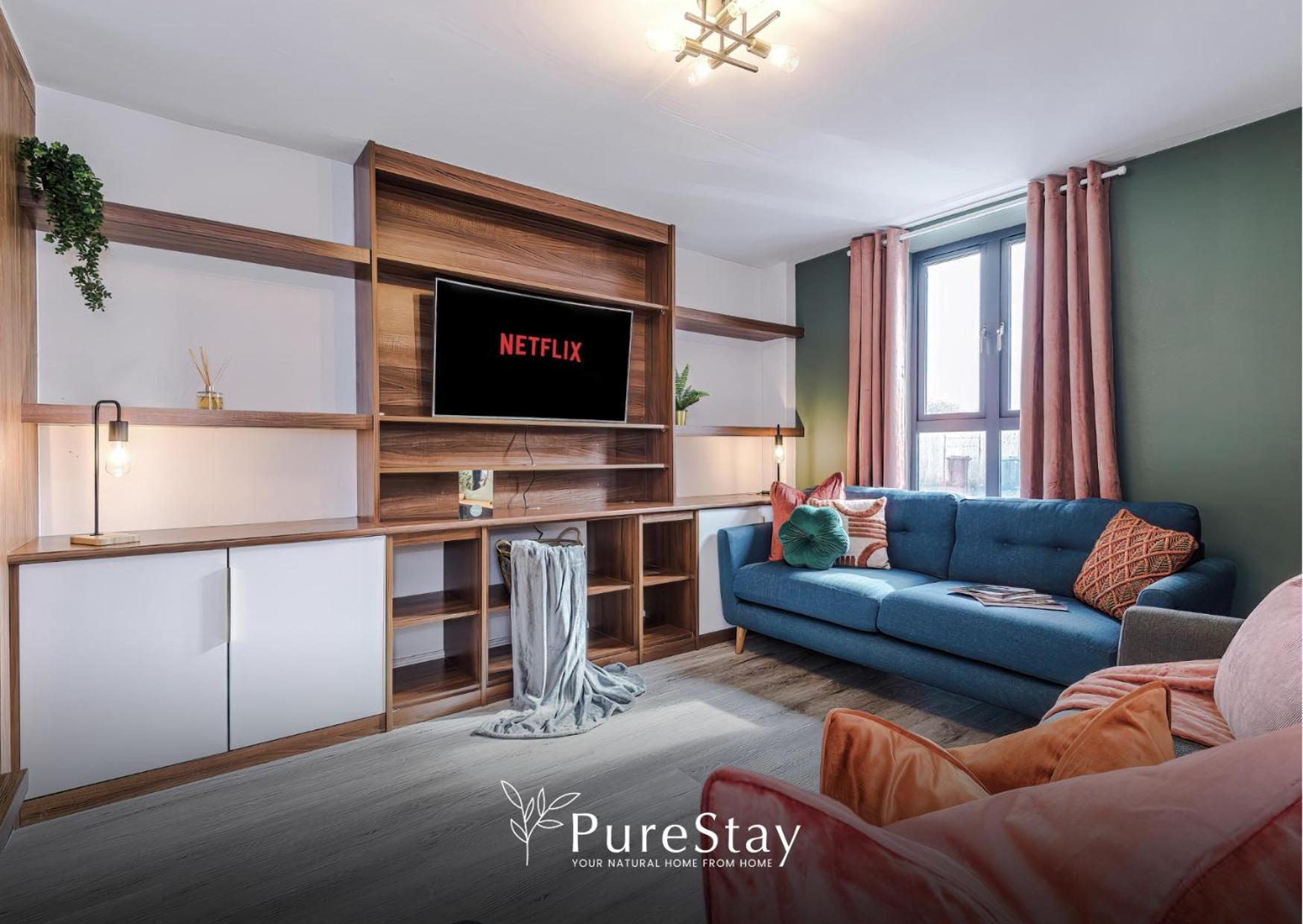 Stunning Five Bedroom Manchester House With Free Parking By Purestay Short Lets & Serviced Accommodation المظهر الخارجي الصورة